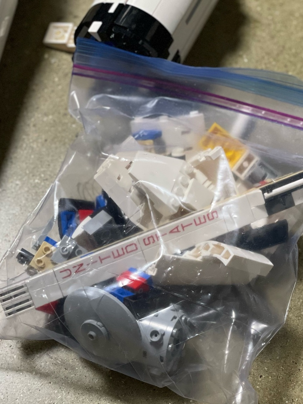 LEGO Space Shuttle Rocket Core with USA Decals - Picture 5 of 8